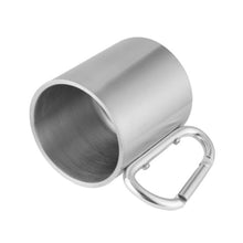 Load image into Gallery viewer, Outdoor Stainless Steel Coffee Mug with Carabiner