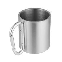 Load image into Gallery viewer, Outdoor Stainless Steel Coffee Mug with Carabiner